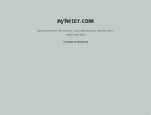 Tablet Screenshot of nyheter.com